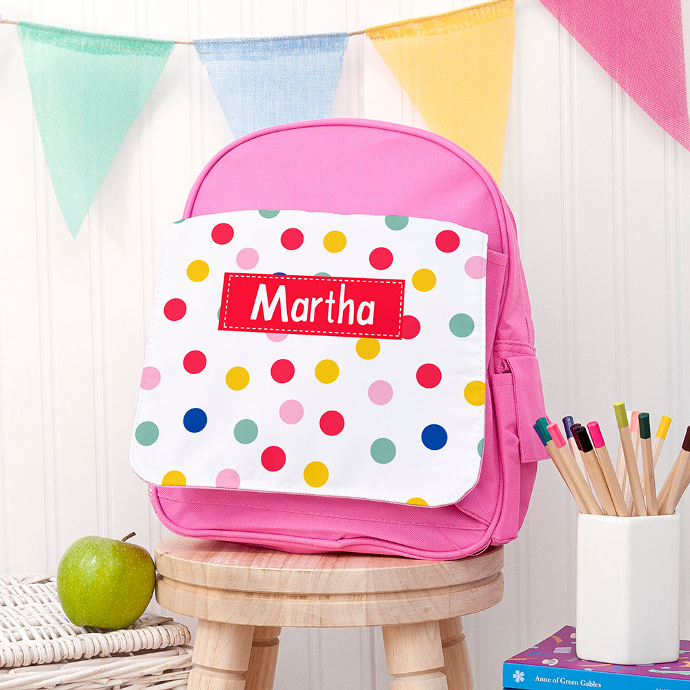 Personalised Patterned Pink Girls&
