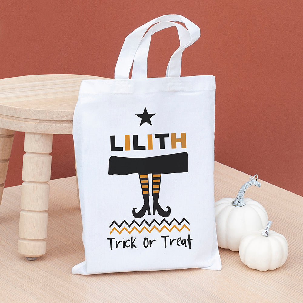 Personalised Halloween Trick or Treat Mini Shopper Bag, The Personal Shop, personalised gifts