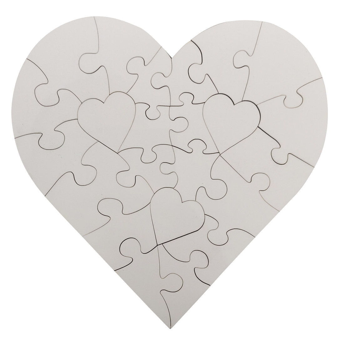 Photo Heart Wooden Jigsaw