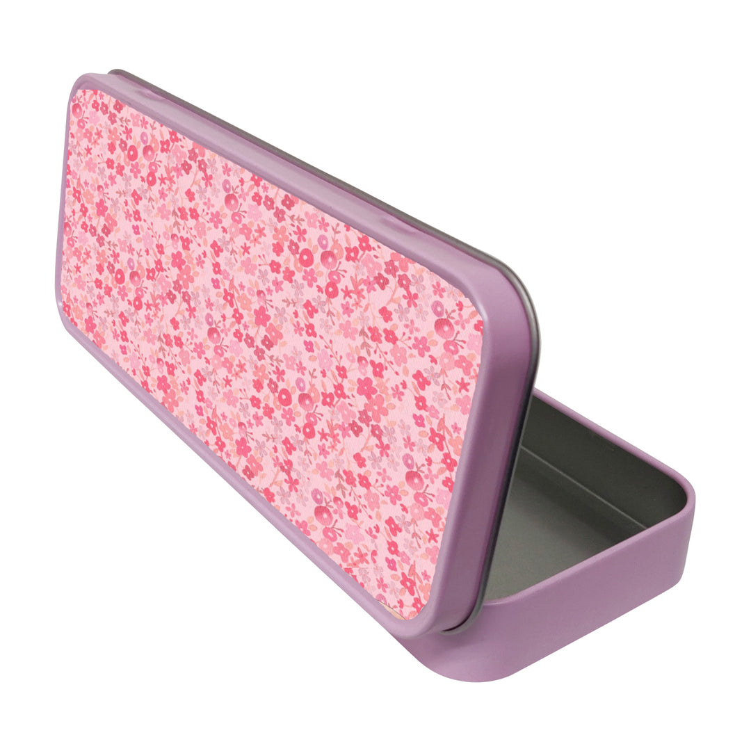 Photo Pink Stationery Tin