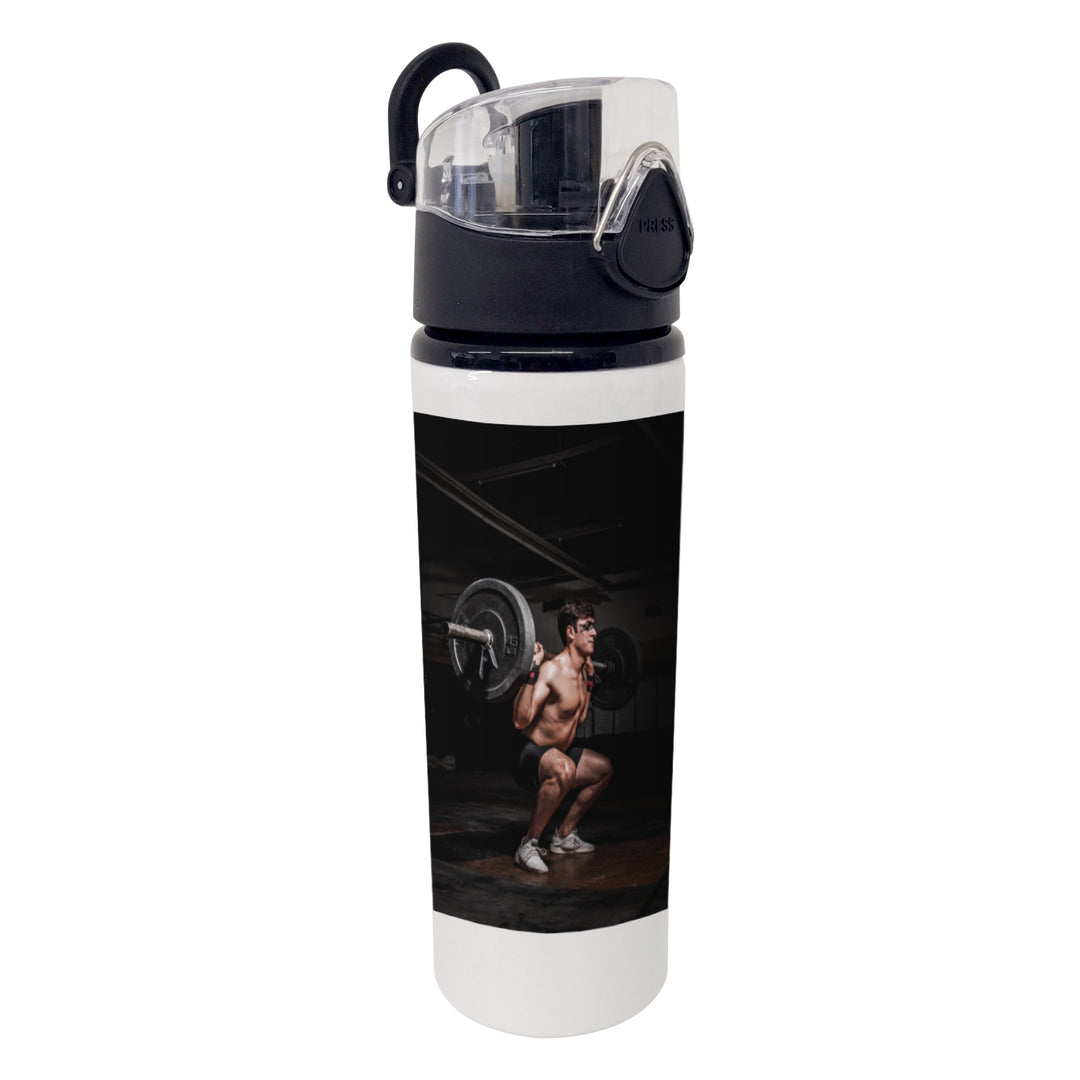 Photo Water Bottle with Flip Lid