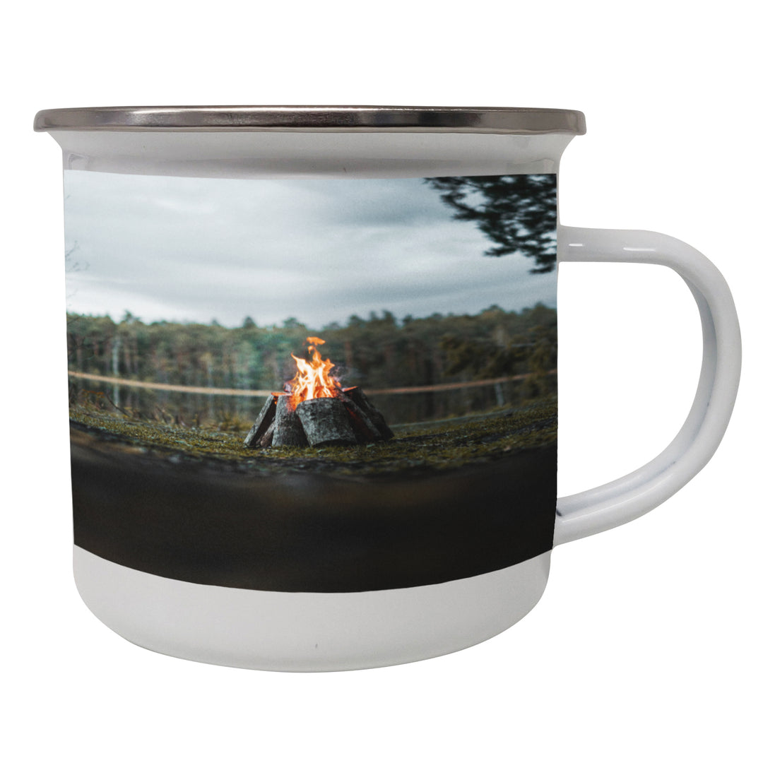 Photo White Enamel Mug