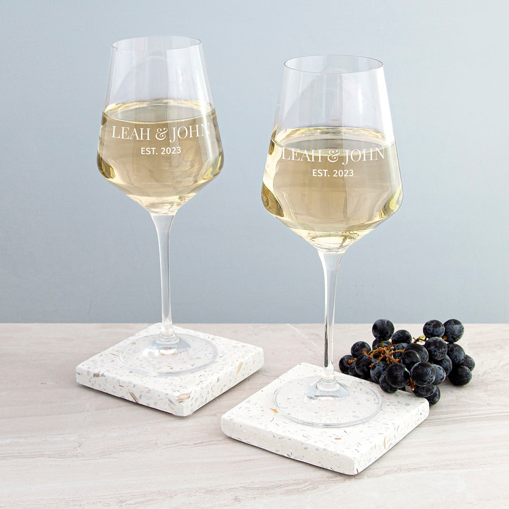Personalised Special Date Wine Glass