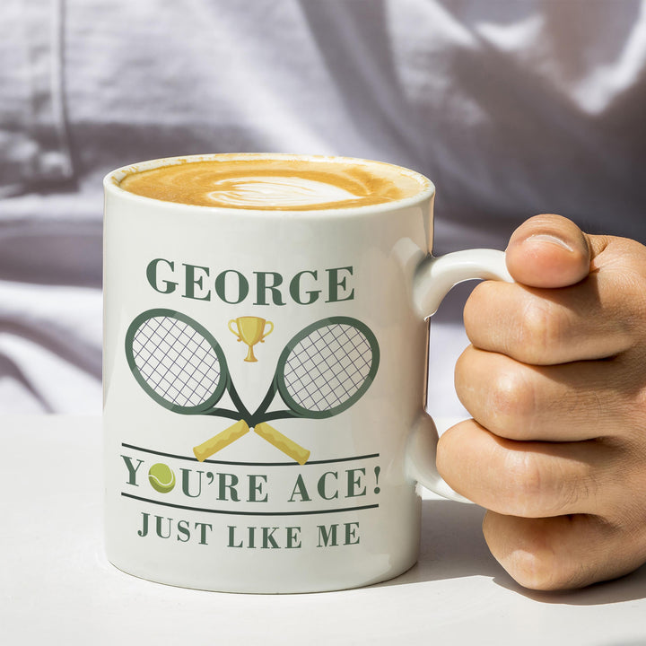 Personalised Tennis Mug – alternative view