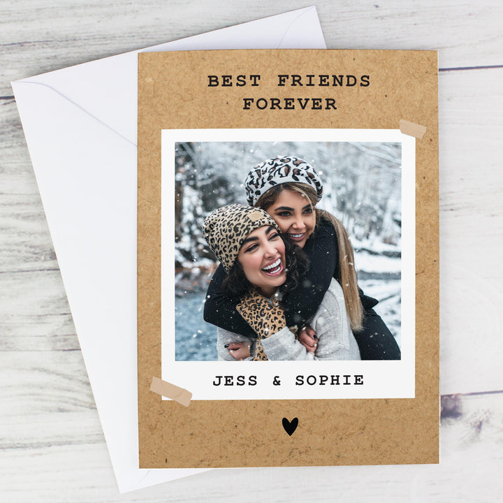 Personalised Polaroid Photo Upload Greeting Card – alternative view