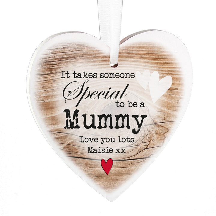 Personalised Someone Special Wooden Heart Shaped Decoration – alternative view