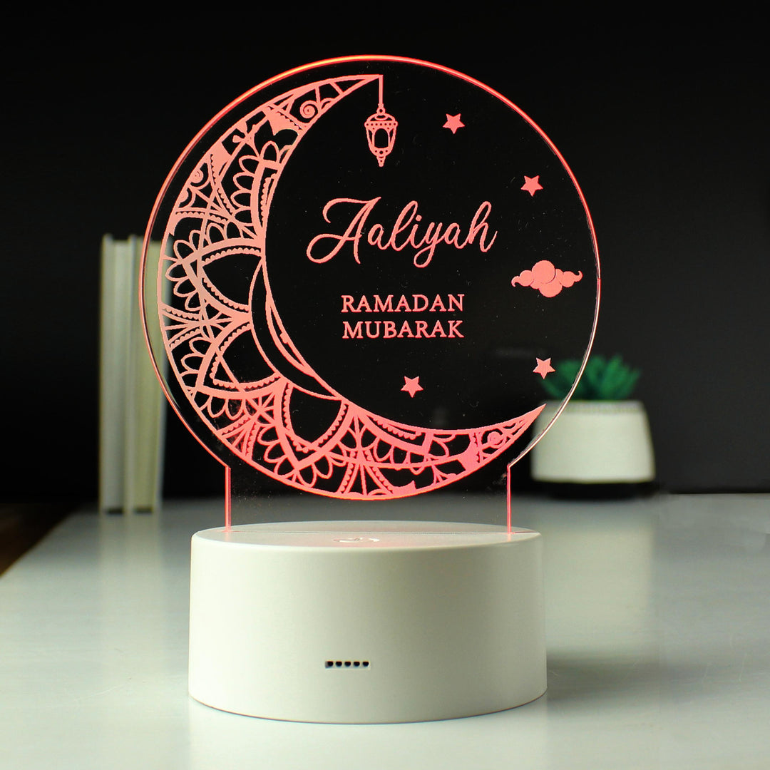 Personalised Eid and Ramadan LED Light - alternative view