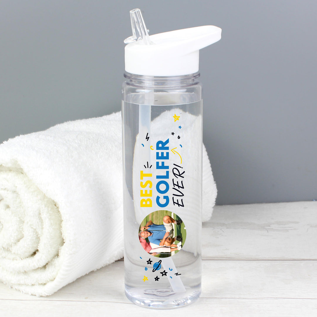 Personalised Best Ever Photo Upload Water Bottle – alternative view