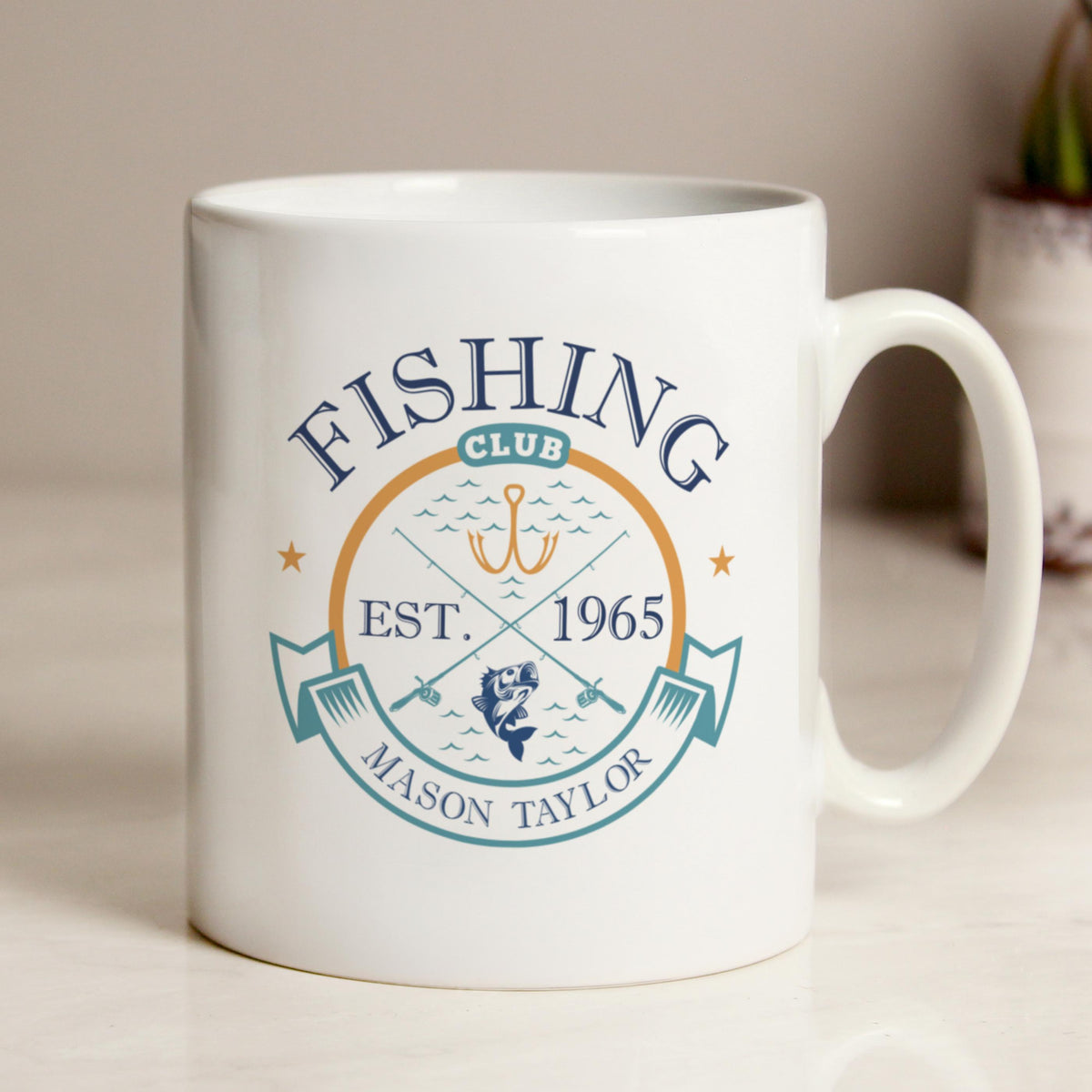 Personalised Fishing Club Mug – alternative view