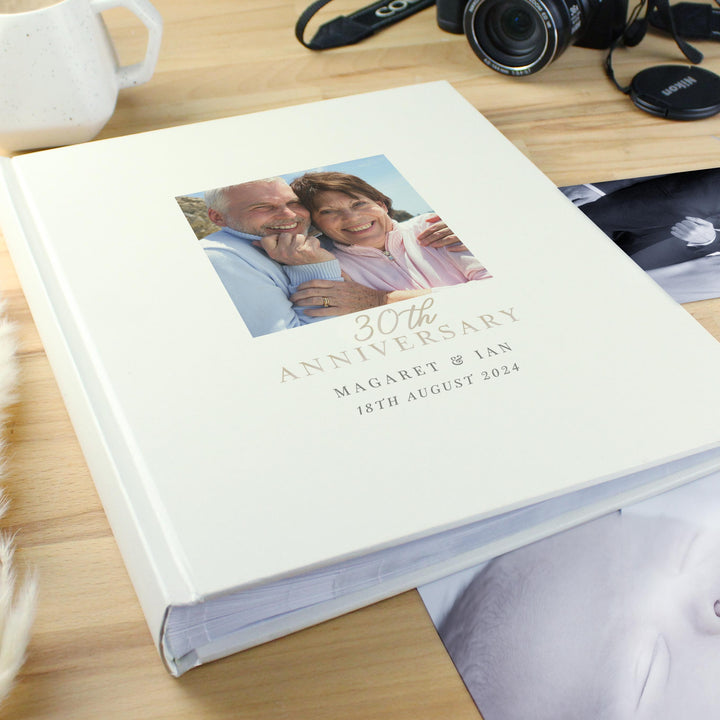 Personalised Photo Upload 25th Anniversary Traditional Photo Album, The Personal Shop, personalised gifts