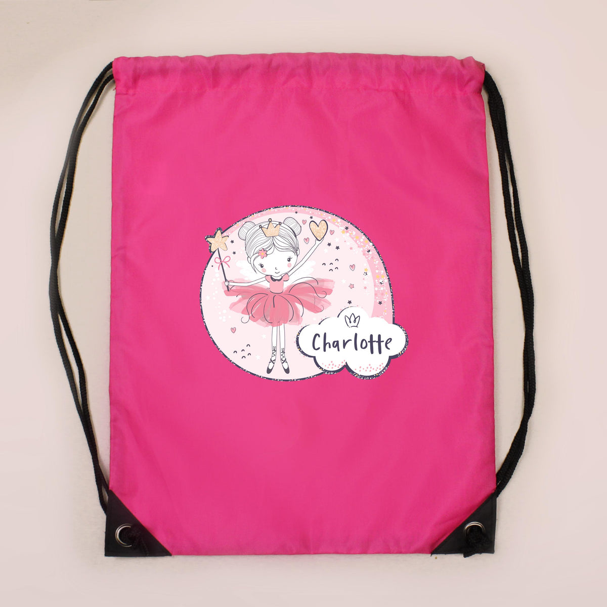 Personalised Fairy Pink Kit Bag – alternative view