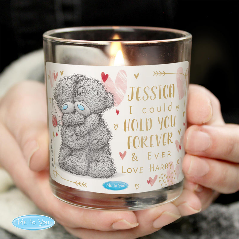 Personalised Me To You Hold You Forever Jar Candle
