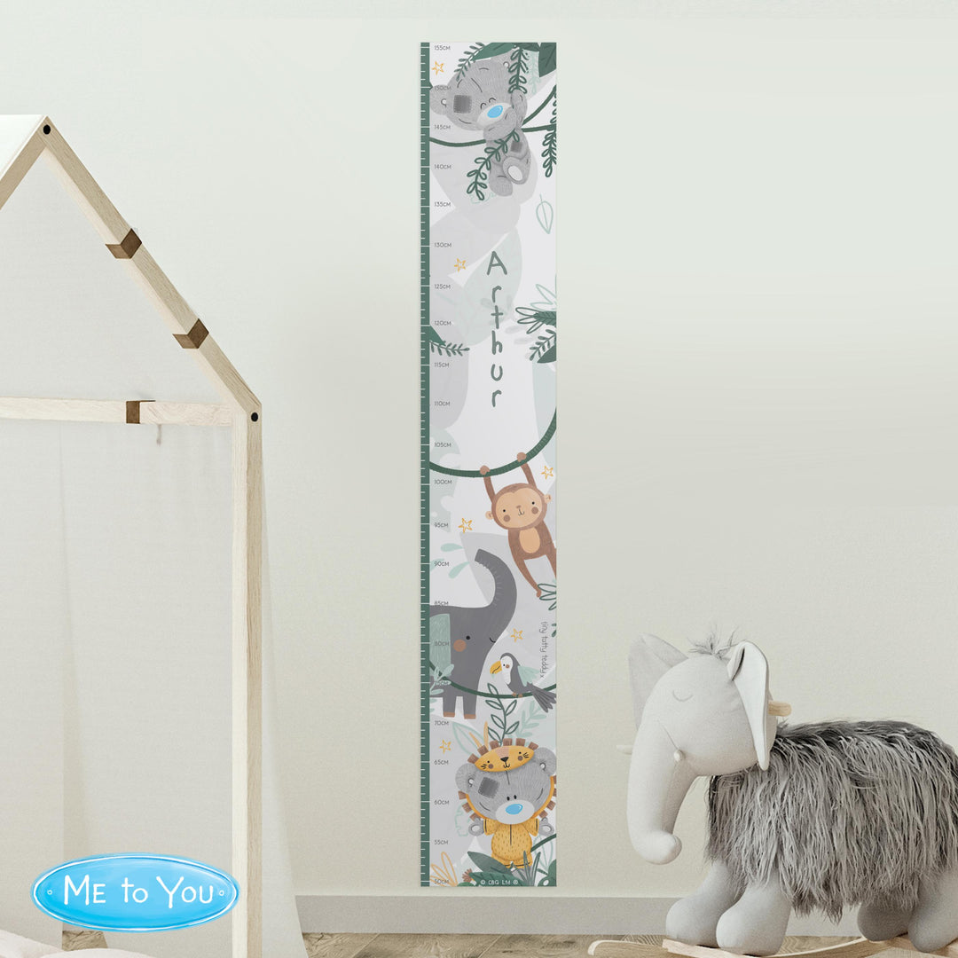 Personalised Tiny Tatty Teddy Wild One Height Chart, The Personal Shop, personalised gifts