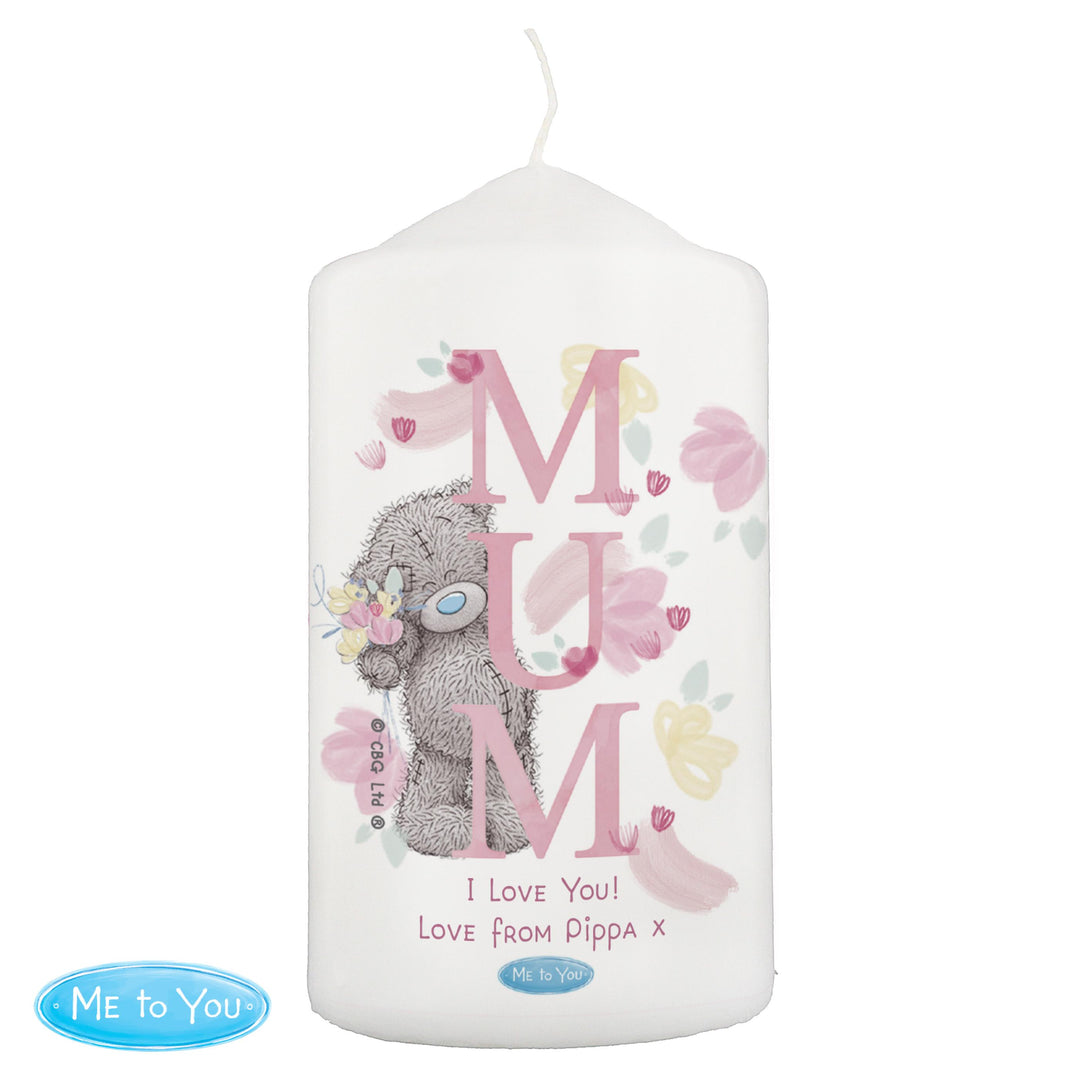 Personalised Me to You MUM Pillar Candle - alternative view