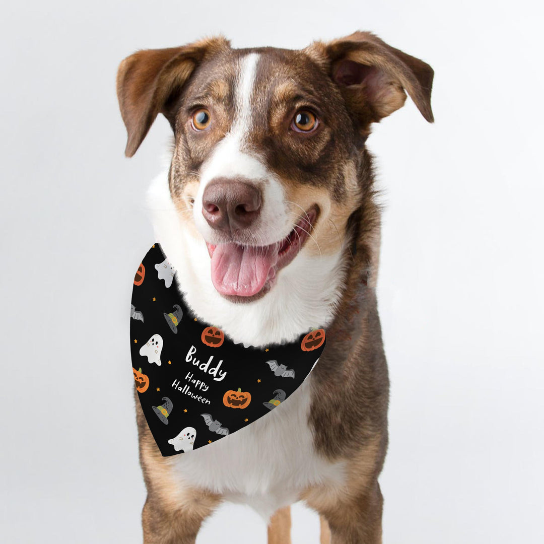 Personalised Halloween Dog Bandana – alternative view