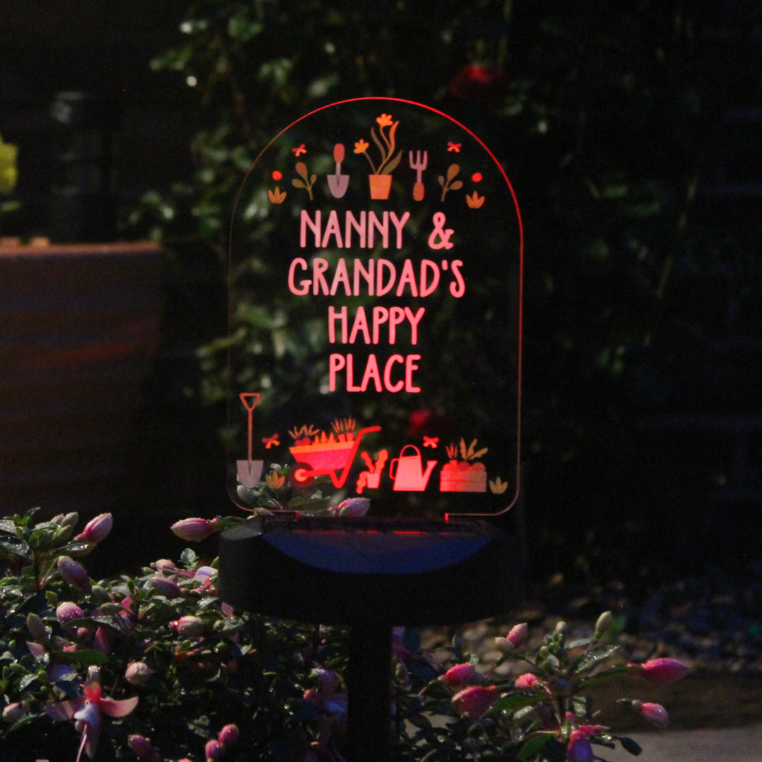 Personalised Vegetable Patch Outdoor Solar Light, The Personal Shop, personalised gifts