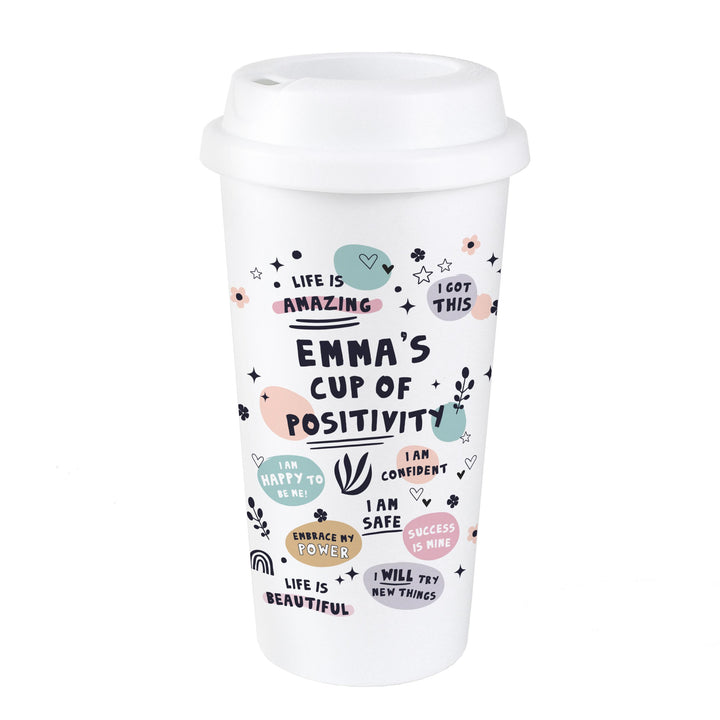 Personalised Positive Affirmations Travel Mug – alternative view