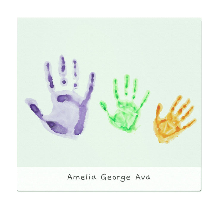 Personalised Childrens Drawing Photo Upload Glass Chopping Board/Worktop Saver - alternative view