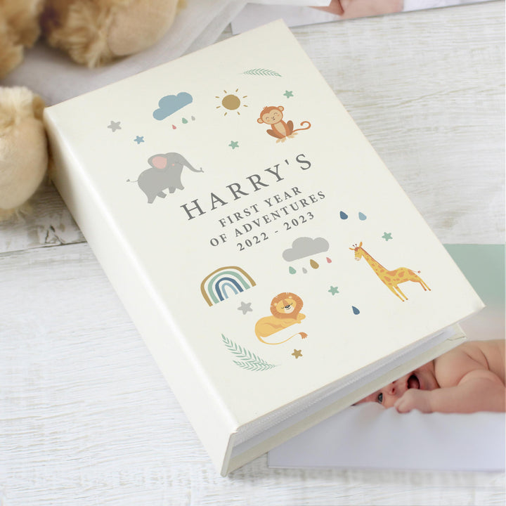 Personalised Zoo Animals 6x4 Photo Album with Sleeves – alternative view