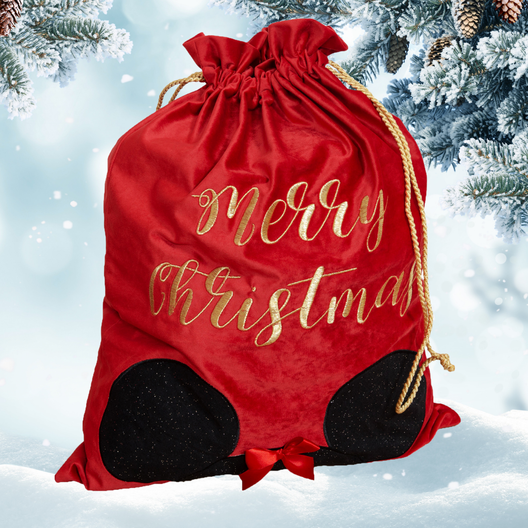Luxury Disney Minnie Merry Christmas Sack