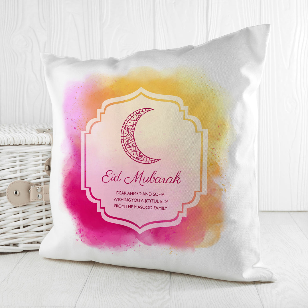 Personalised Eid Mubarak Cushion Cover