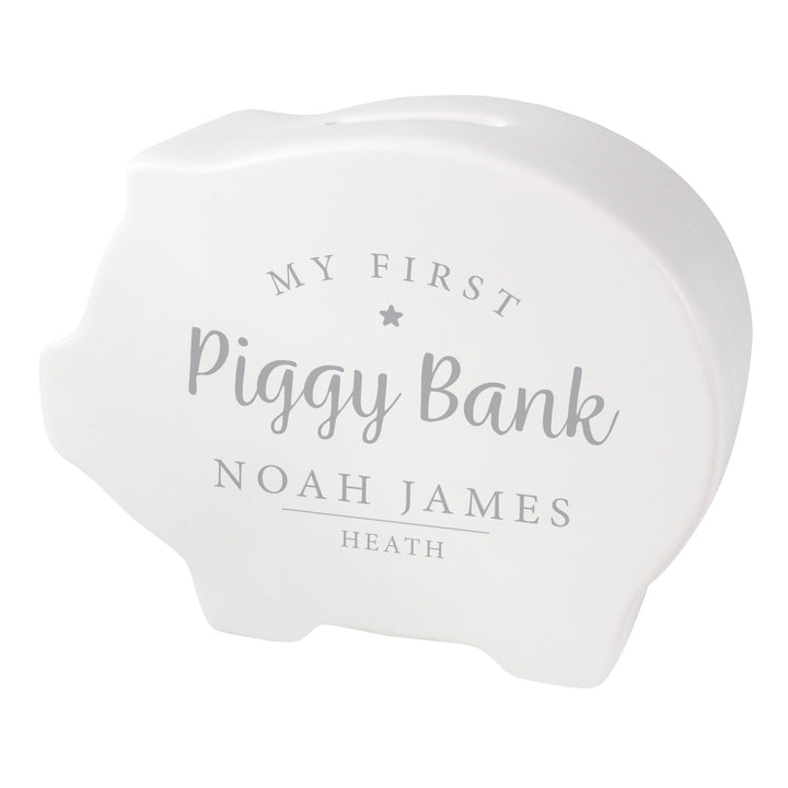 Personalised My First Piggy Bank – alternative view