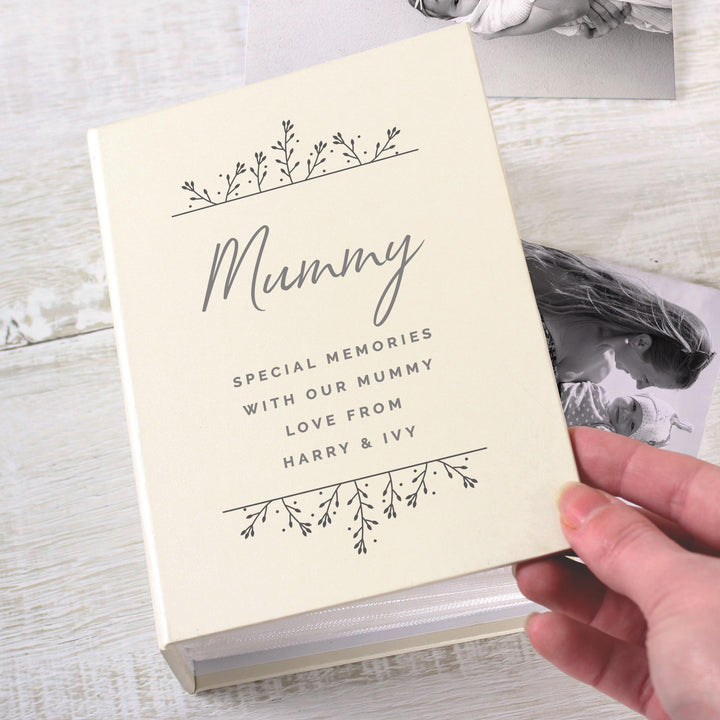 Personalised Floral 6x4 Photo Album with Sleeves – alternative view
