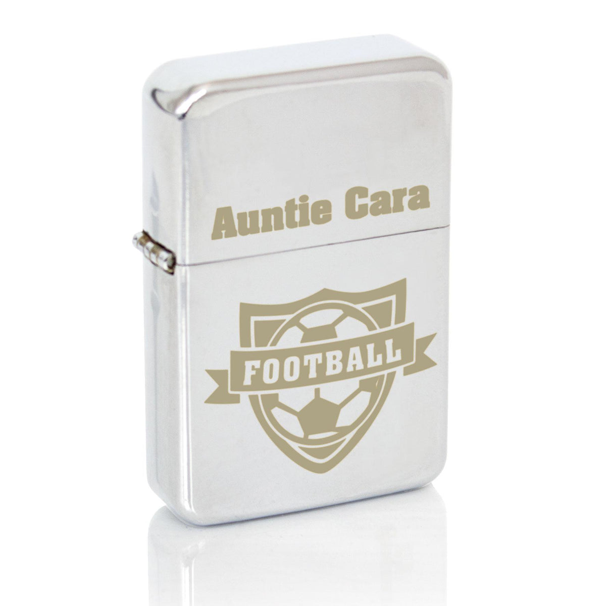Personalised Football Lighter – alternative view