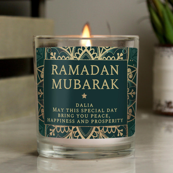 Personalised Eid Jar Candle – alternative view