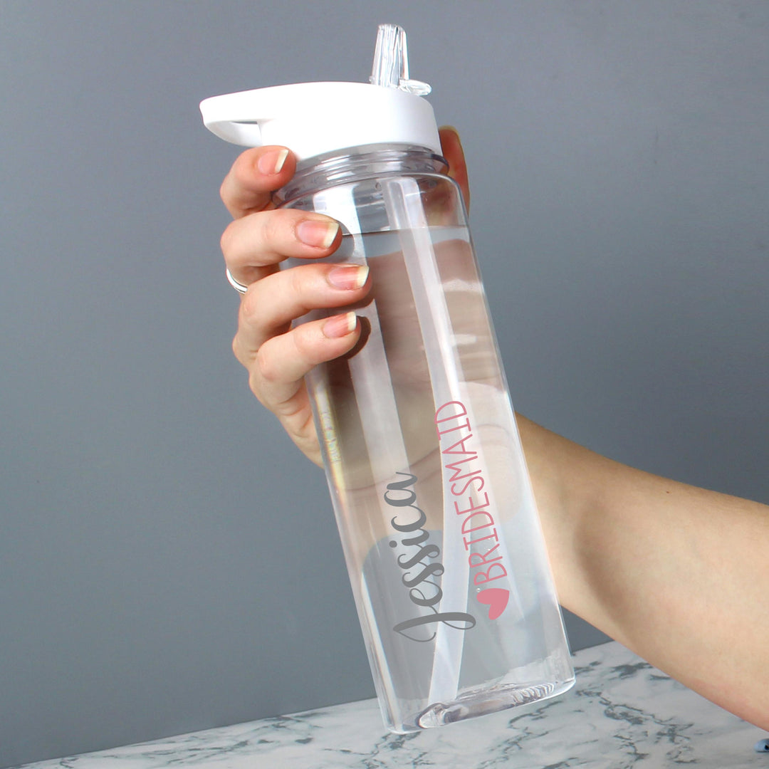 Personalised Wedding Party Water Bottle – alternative view