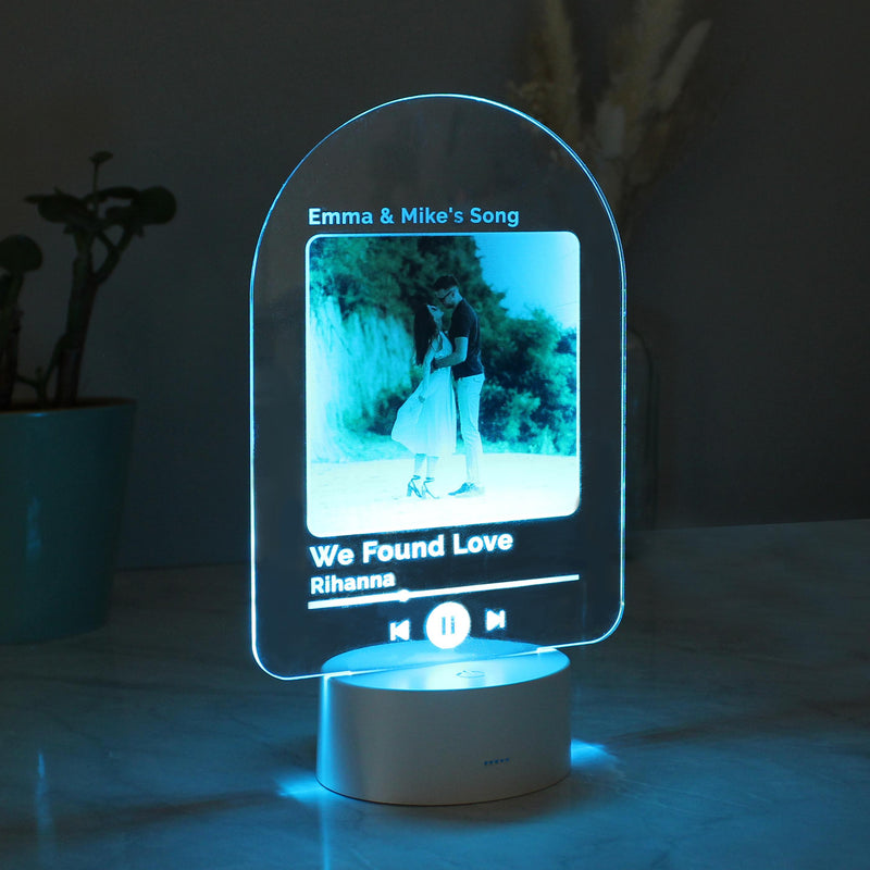 Personalised Any Song LED Colour Changing Light