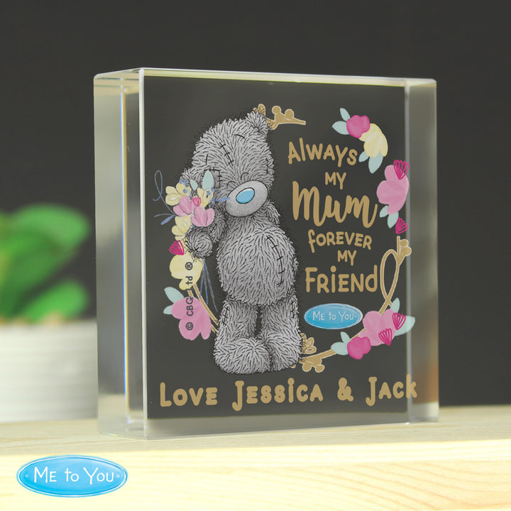 Personalised Me To You Forever My Friend Crystal Token - alternative view