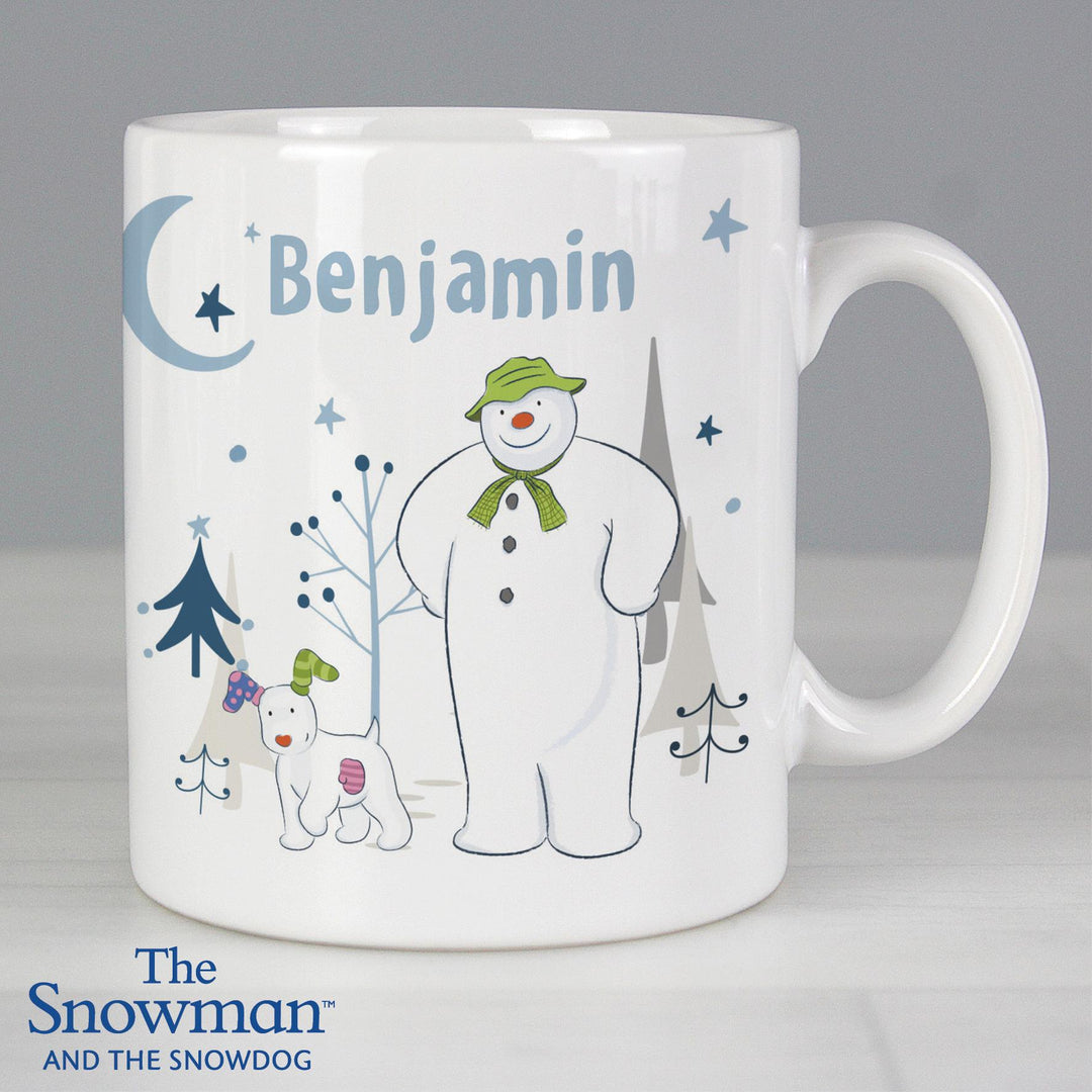 Personalised The Snowman and the Snowdog Mug – alternative view