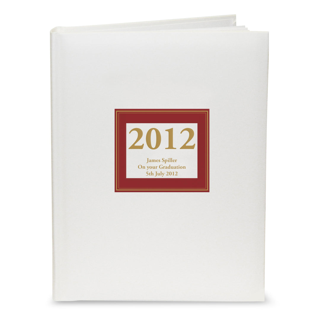 Personalised Red Square Traditional Photo Album, The Personal Shop, personalised gifts