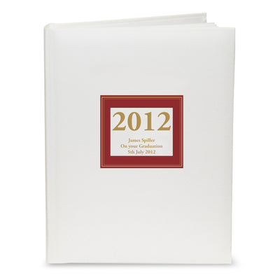 Personalised Red Square Traditional Photo Album