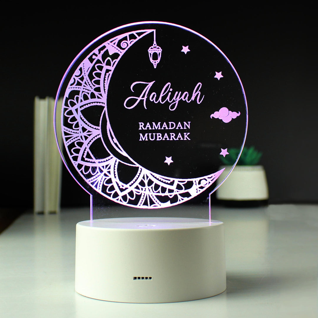 Personalised Eid and Ramadan LED Light - alternative view