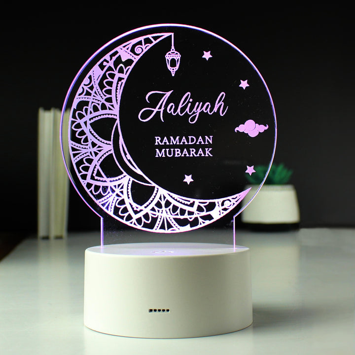 Personalised Eid and Ramadan LED Light - alternative view