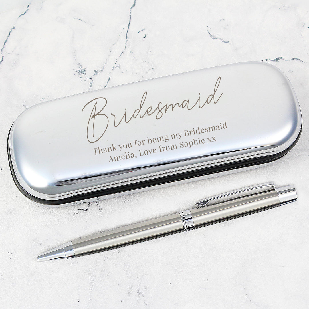 Personalised Free Text Pen and Box Set – alternative view