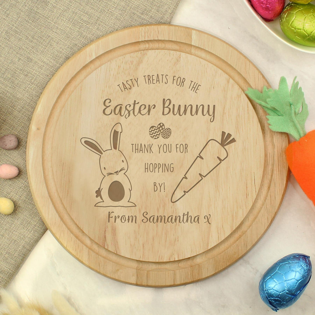 Personalised Easter Bunny Treat Board – alternative view