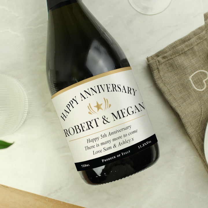 Personalised Classic Prosecco – alternative view