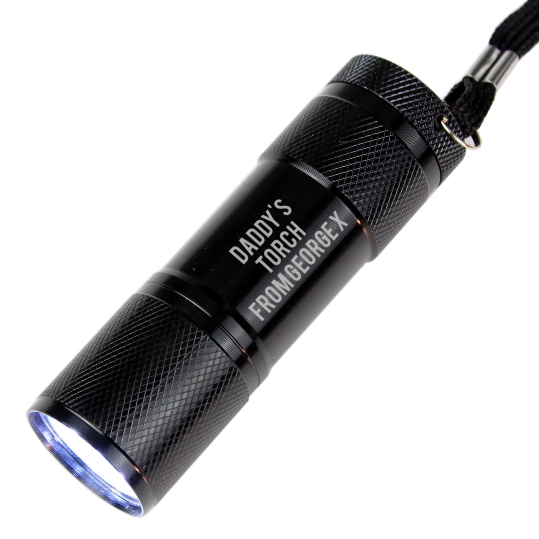 Personalised Free Text Mini Torch – alternative view