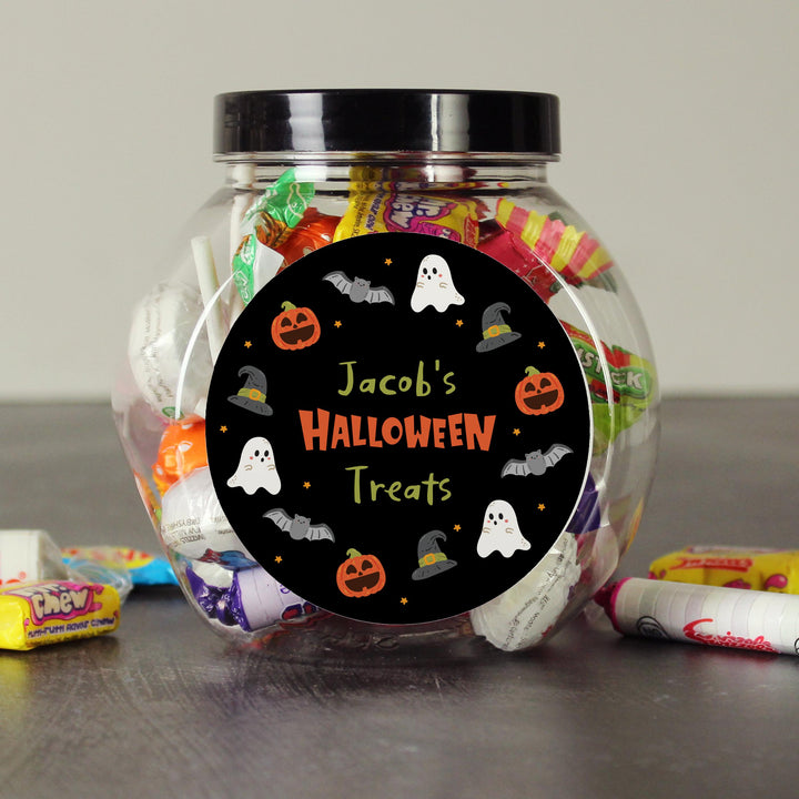 Personalised Halloween Sweets Jar – alternative view