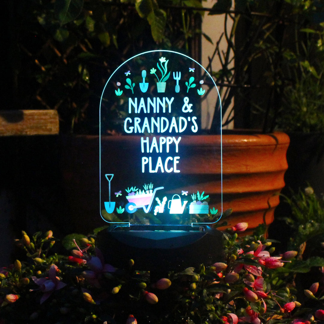 Personalised Vegetable Patch Outdoor Solar Light, The Personal Shop, personalised gifts