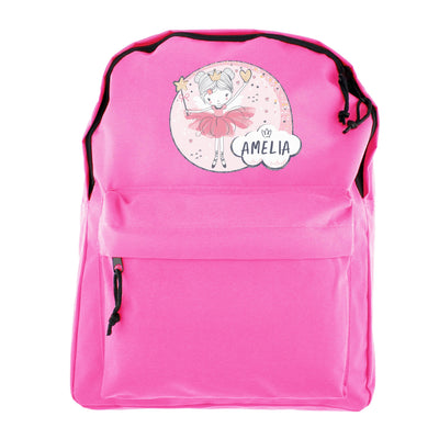 Personalised Fairy Pink Backpack