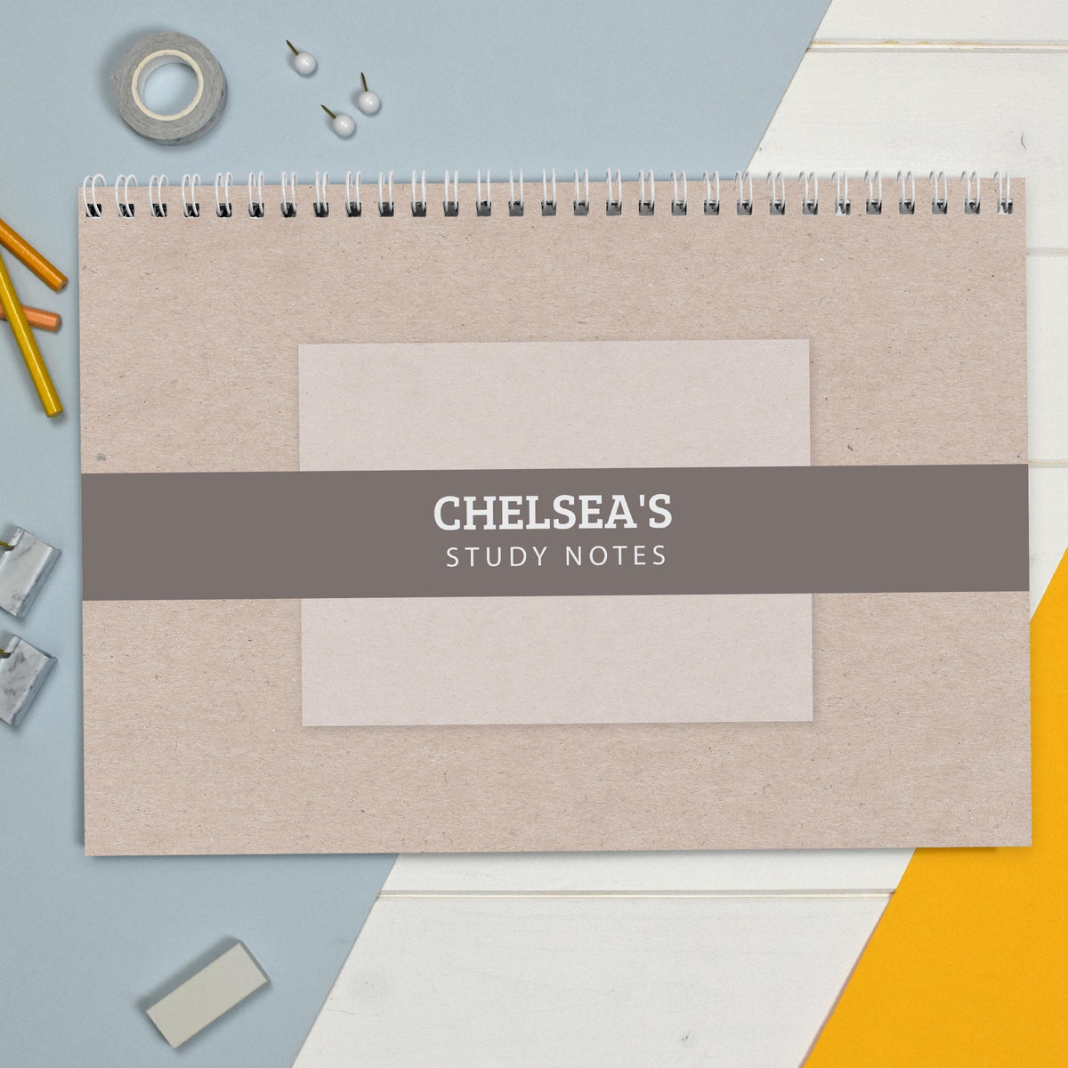 Personalised Study A4 Desk Planner, The Personal Shop, personalised gifts