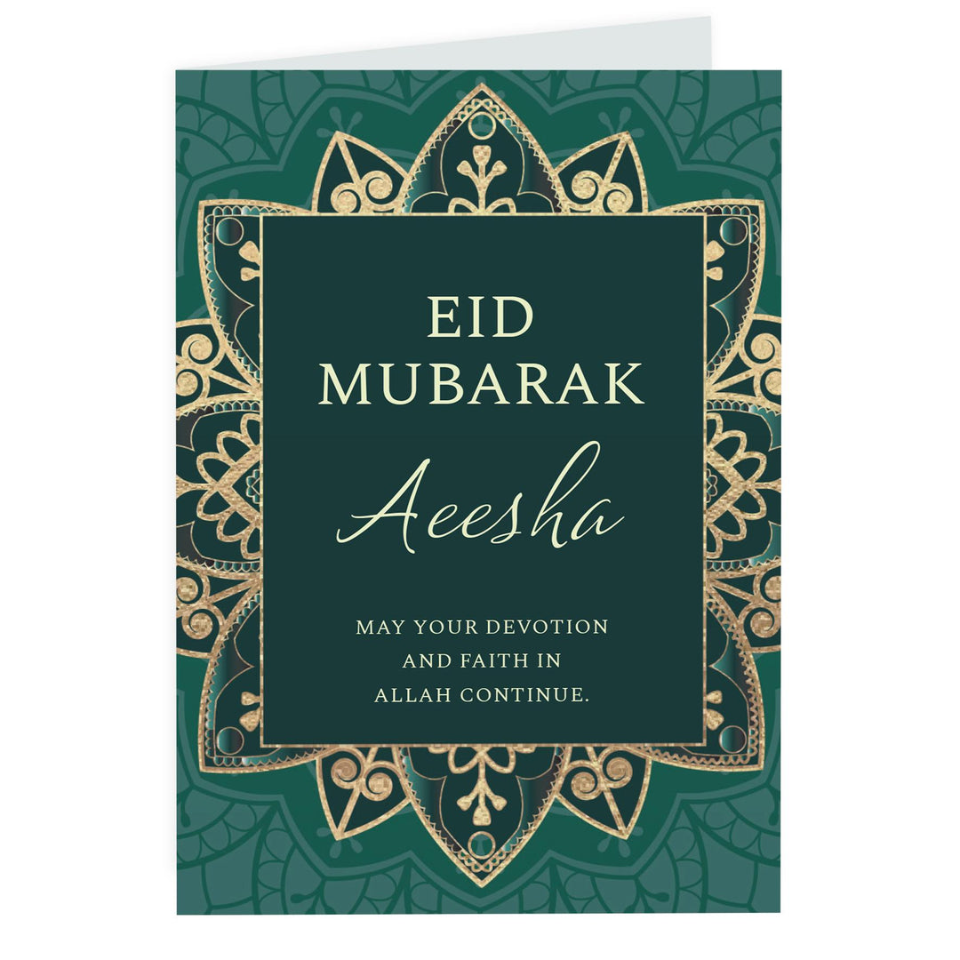 Personalised Eid Card, The Personal Shop, personalised gifts