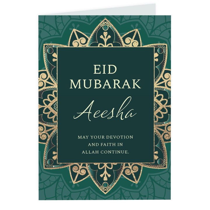 Personalised Eid Card, The Personal Shop, personalised gifts