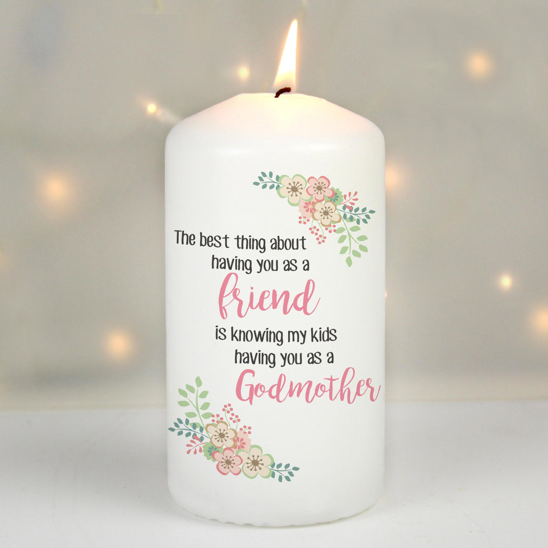 Personalised The Best Thing Pillar Candle, The Personal Shop, personalised gifts