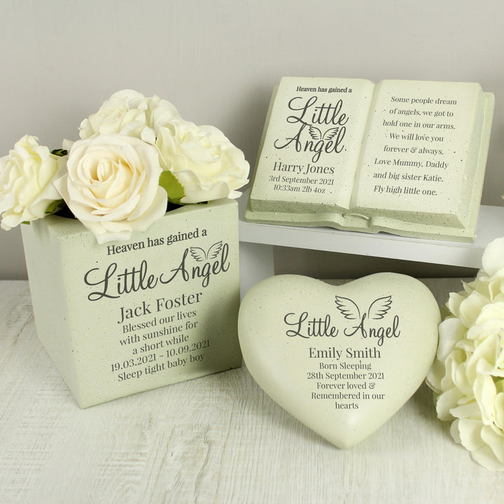 Personalised Little Angel Memorial Book – alternative view