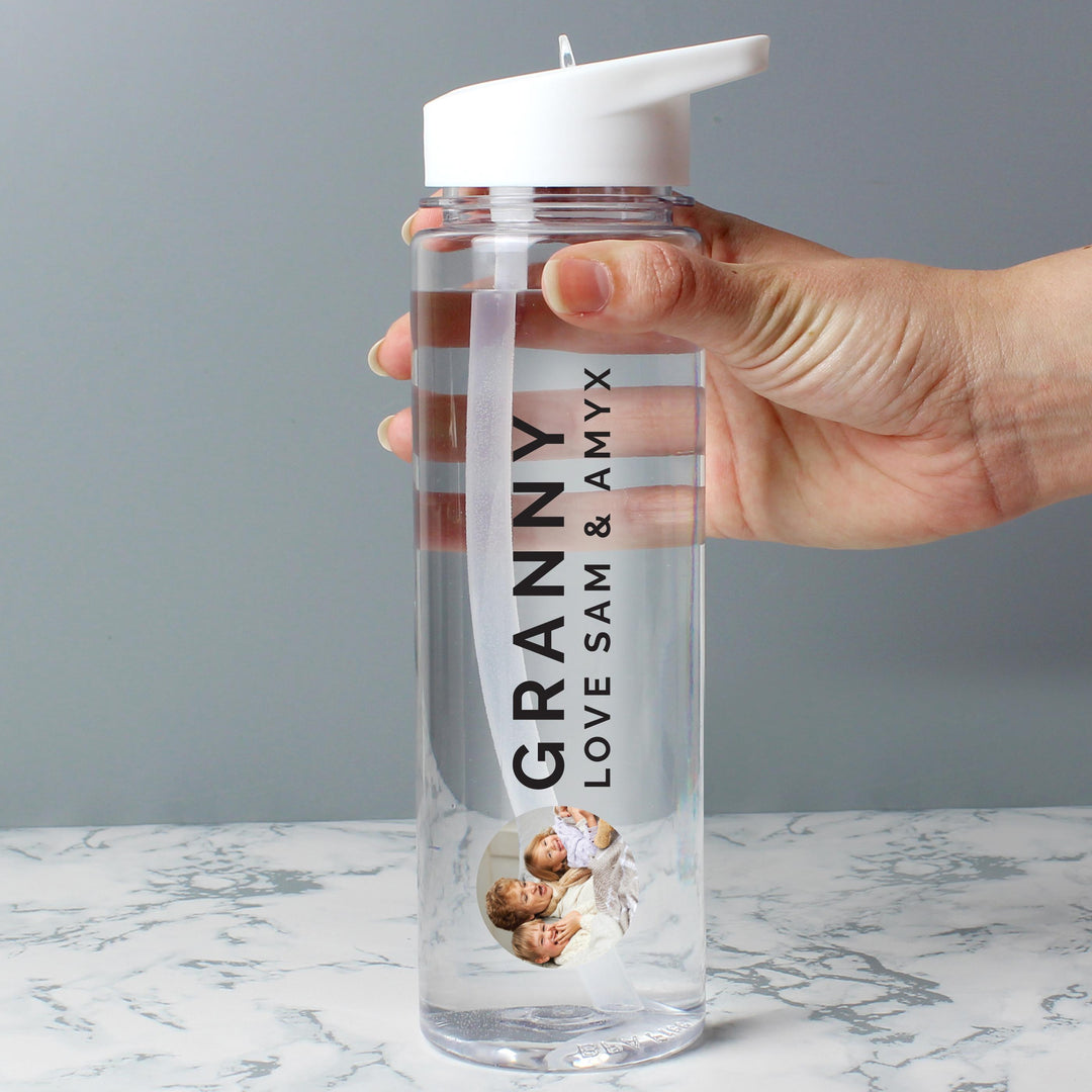 Personalised Photo Upload Water Bottle, The Personal Shop, personalised gifts